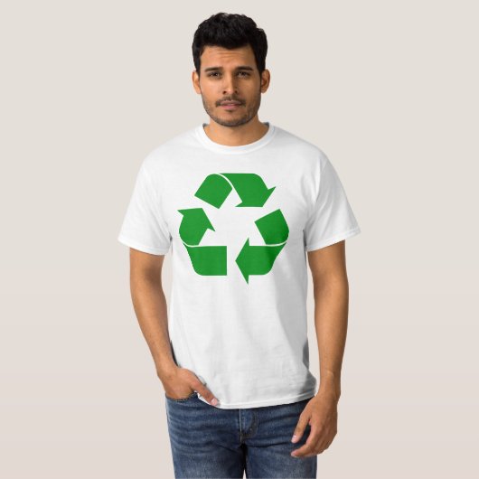 Recycelnd Symbol - grün T-Shirt (Vorne ganz)