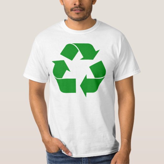Recycelnd Symbol - grün T-Shirt (Vorderseite)