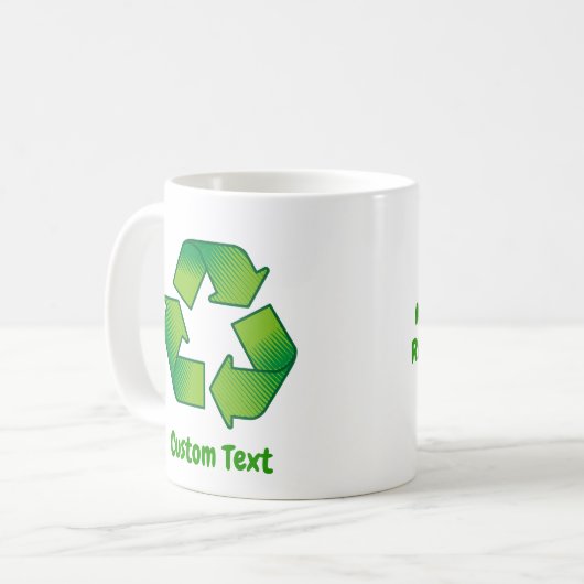 Recycelnd Symbol Kaffeetasse (Vorderseite Links)