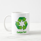 Recycelnd Symbol Kaffeetasse (Links)