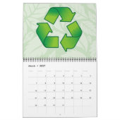 Recycelnd Symbol Kalender (Mär 2027)