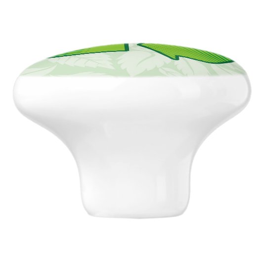 Recycelnd Symbol Keramikknauf (Seitenansicht)