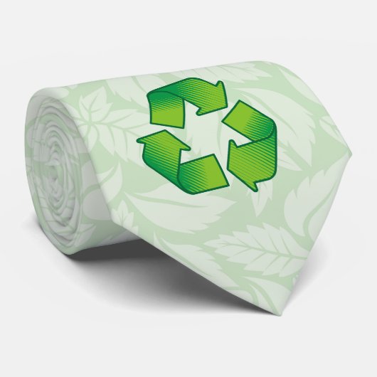Recycelnd Symbol Krawatte (Gerollt)
