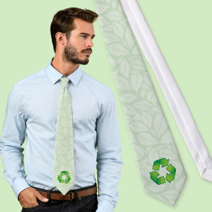 Recycelnd Symbol Krawatte