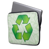 Recycelnd Symbol Laptopschutzhülle (Vorderseite Links)
