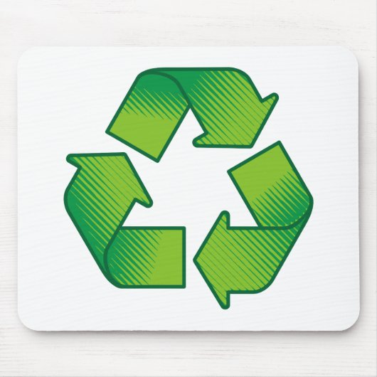 Recycelnd Symbol Mousepad (Vorne)