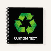 Recycelnd Symbol Notizblock (Vorderseite)