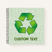 Recycelnd Symbol Notizblock (Vorderseite)