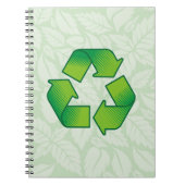 Recycelnd Symbol Notizblock (Vorderseite)