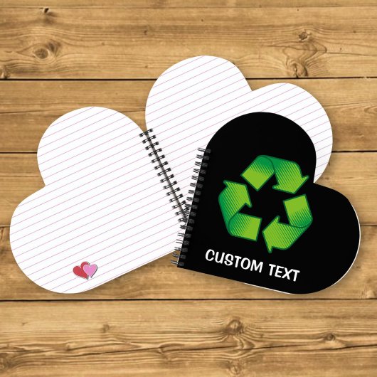 Recycelnd Symbol Notizbuch