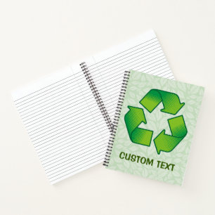 Recycelnd Symbol Notizbuch