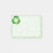 Recycelnd Symbol Post-it Klebezettel (Vorderseite)