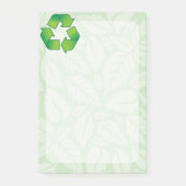 Recycelnd Symbol Post-it Klebezettel (Vorderseite)