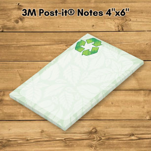 Recycelnd Symbol Post-it Klebezettel