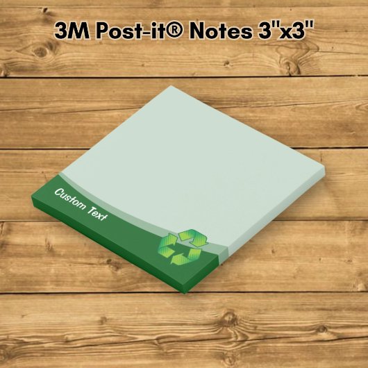 Recycelnd Symbol Post-it Klebezettel