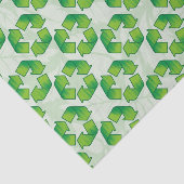 Recycelnd Symbol Seidenpapier (Ausschnitt)