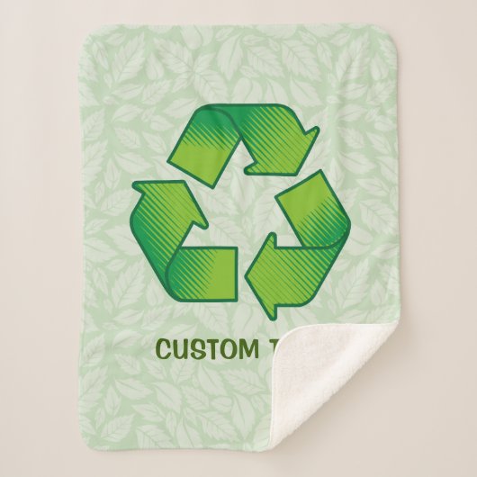 Recycelnd Symbol Sherpadecke (Vorderseite)