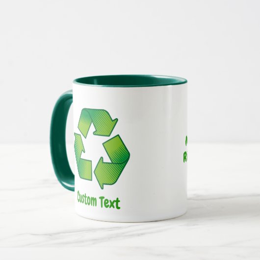 Recycelnd Symbol Tasse (Vorderseite Links)
