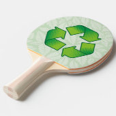 Recycelnd Symbol Tischtennis Schläger (Vorderseite)