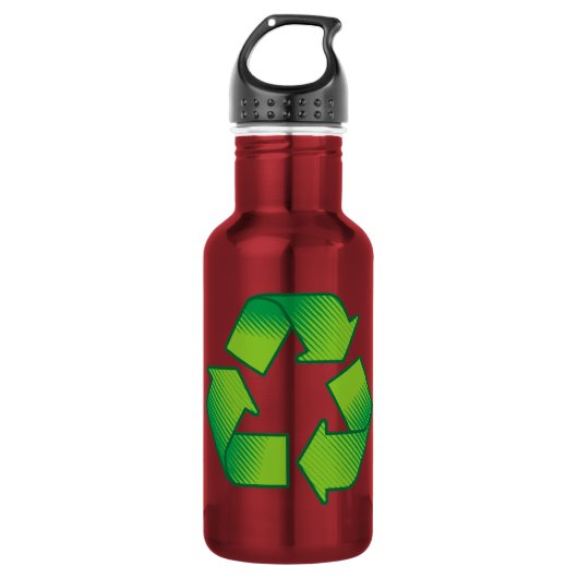 Recycelnd Symbol Trinkflasche (Vorderseite)
