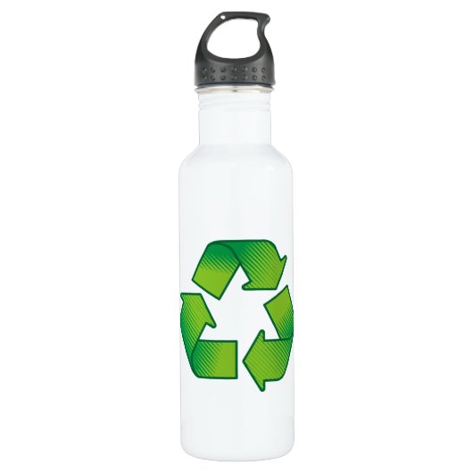 Recycelnd Symbol Trinkflasche (Vorderseite)