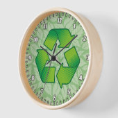 Recycelnd Symbol Uhr (Winkel)