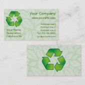 Recycelnd Symbol Visitenkarte (Vorne/Hinten)