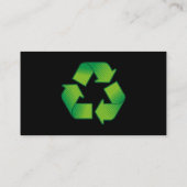 Recycelnd Symbol Visitenkarte (Rückseite)