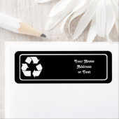 Recycelnd Symbol - Weiß (für schwarze Hintergründe (Insitu)