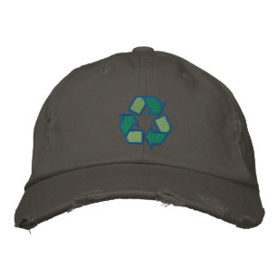 Recycelnd Symbolhut Bestickte Kappe