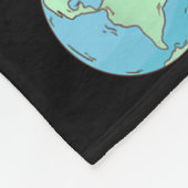 Recycelnd Umweltschützer Recycelte Earth Day Rescu Fleecedecke (Ecke)