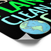Recycelnd Umweltschützer Recycelte Earth Day Rescu Poster (Ecke)