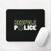 Recycelnd Umweltschützer Recycelte Police Earth Da Mousepad (Mit Mouse)