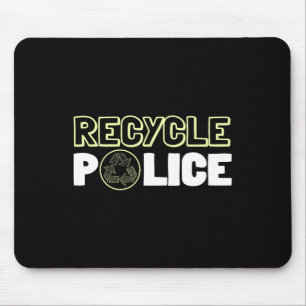 Recycelnd Umweltschützer Recycelte Police Earth Da Mousepad