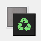Recycelnd Vintage Logoumgeber Recycelte Ea Magnet (Vorderseite/Rückseite)