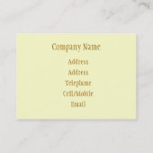 RECYCELND VISITENKARTE (Rückseite)