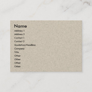 Recycelnd Visitenkarte