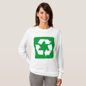 Recycelnd Zeichen - grün T-Shirt (Vorne ganz)