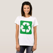 Recycelnd Zeichen - grün T-Shirt (Vorne ganz)