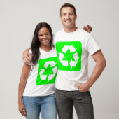 Recycelnd Zeichen - grün T-Shirt (Unisex)
