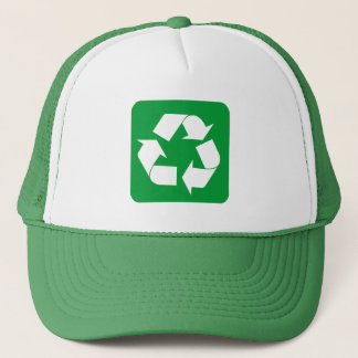 Recycelnd Zeichen - grün Truckerkappe