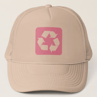Recycelnd Zeichen - Rosa Truckerkappe