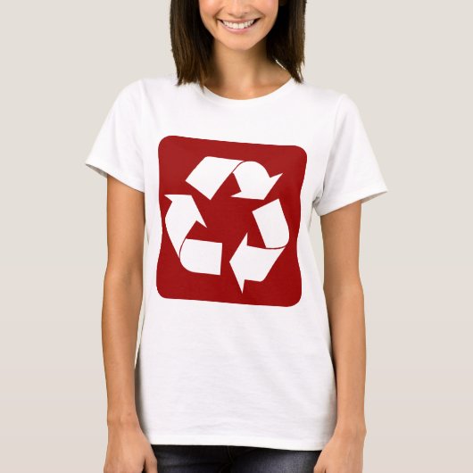Recycelnd Zeichen - Ruby T-Shirt (Vorderseite)