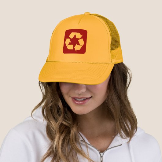 Recycelnd Zeichen - Ruby Truckerkappe (Beispiel)