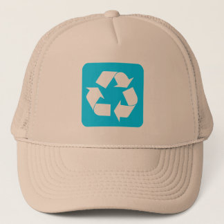 Recycelnd Zeichen - Sky Blue Truckerkappe