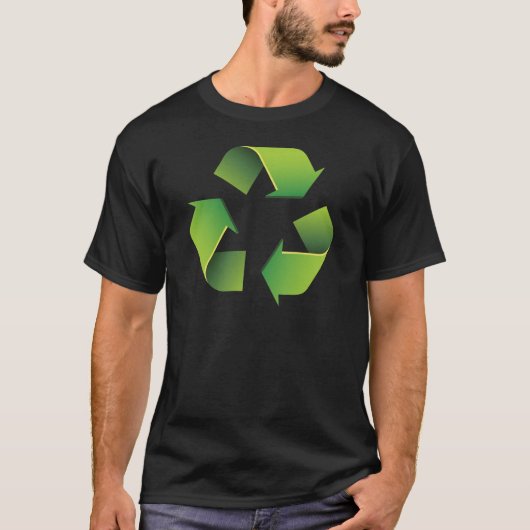 Recycelnd Zeichen T-Shirt (Vorderseite)