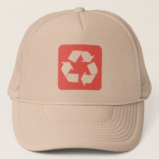 Recycelnd Zeichen - Tropenrosa Truckerkappe