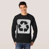 Recycelnd Zeichen - Weiß T-Shirt (Vorne ganz)