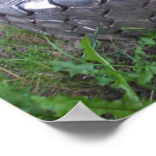 Recycelt Poster (Ecke)