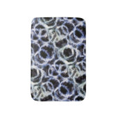 recyceltes Indigo Shibori : Badematte (Vorderseite Vertikal)